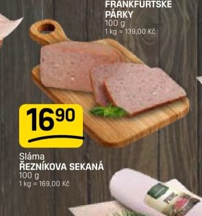 Sláma ŘEZNÍKOVA SEKANÁ