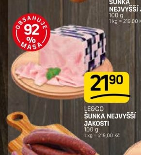 LEGCO ŠUNKA NEJVYŠŠÍ JAKOSTI