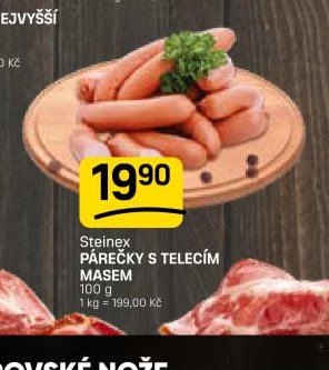 Steinex PÁREČKY S TELECÍM MASEM