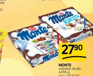 Monte vybrané druhy