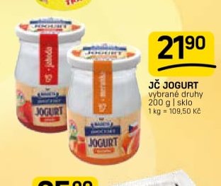 JČ Jogurt vybrané druhy