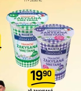 JČ Zakysaná smetana 15% vybrané druhy