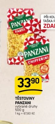 TĚSTOVINY PANZANI