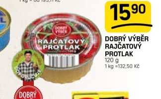 DOBRÝ VÝBĚR RAJČATOVÝ PROTLAK
