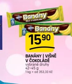 Banány v čokoládě 42-45 g