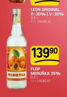 Flop Meruňka 35%