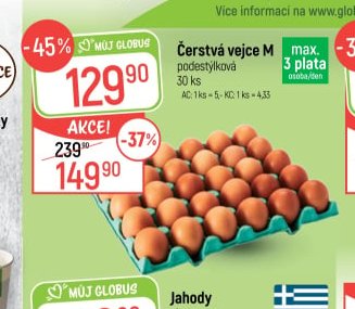 Čerstvá vejce M
