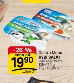 Gastro Menu RYBÍ SALÁT
