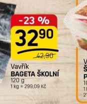 Vavřík BAGETA ŠKOLNÍ