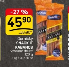 Gornicky SNACK IT KABANOS