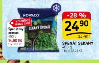 Špenát sekaný