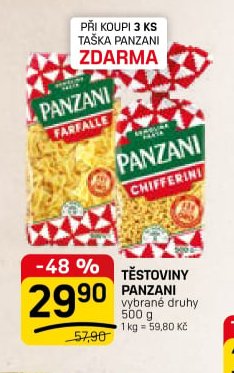 TĚSTOVINY PANZANI