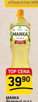 MANKA ŘEPKOVÝ OLEJ