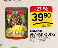 KOMPOT ANANAS KOUSKY