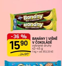 Banány v čokoládě