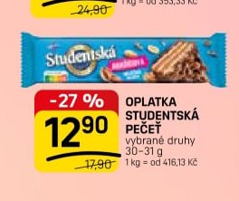 Oplatka Studentská pečeť