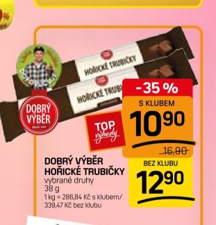 Dobrý výběr Hořické trubičky