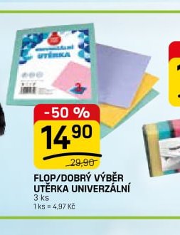 Flop/Dobrý výběr utěrka univerzální