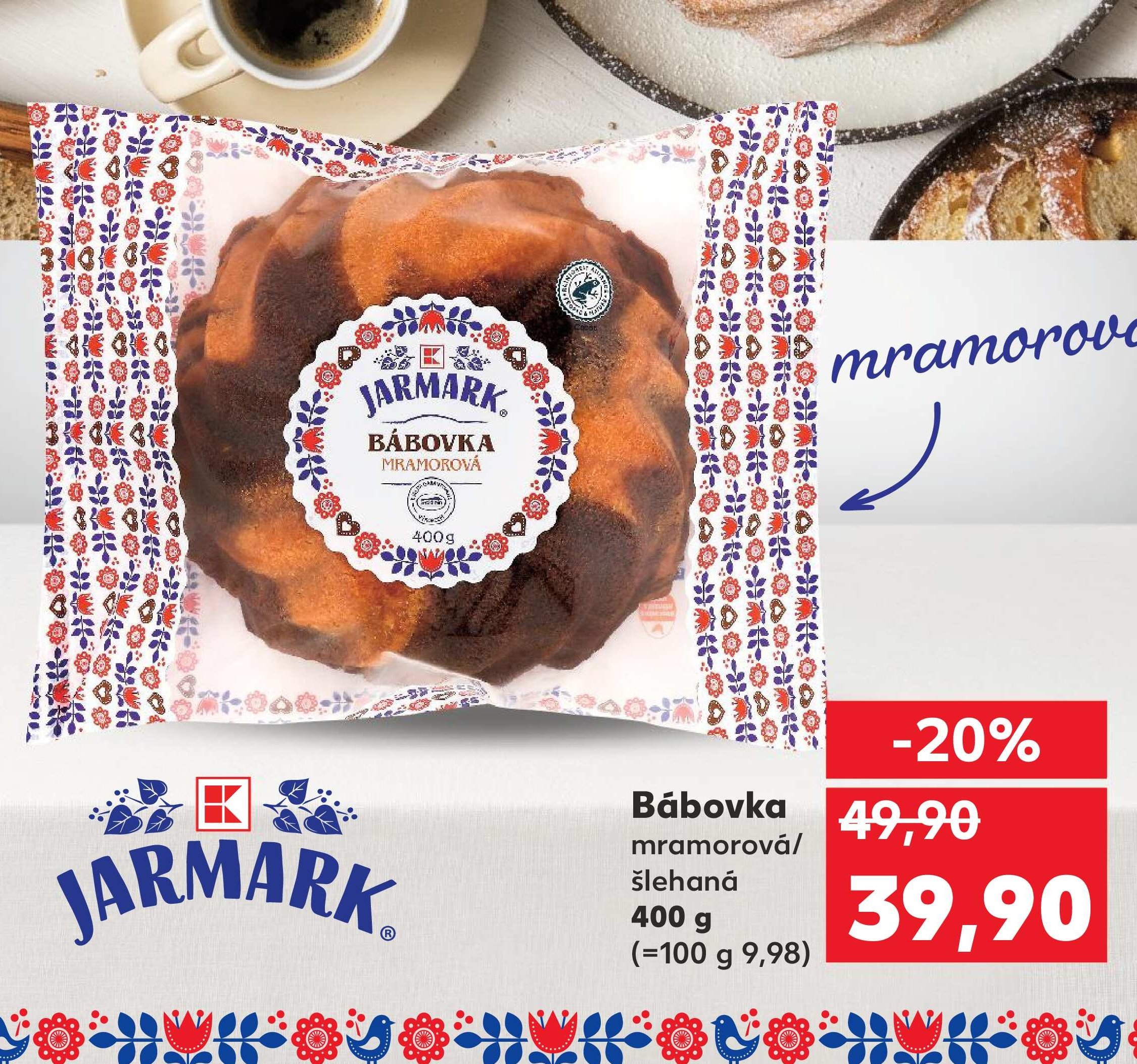 Bábovka mramorová/šlehaná 400 g