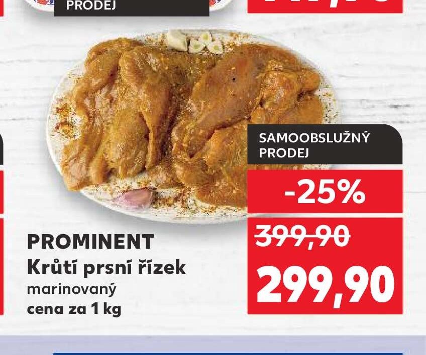 Prominent Krůtí prsní řízek marinovaný