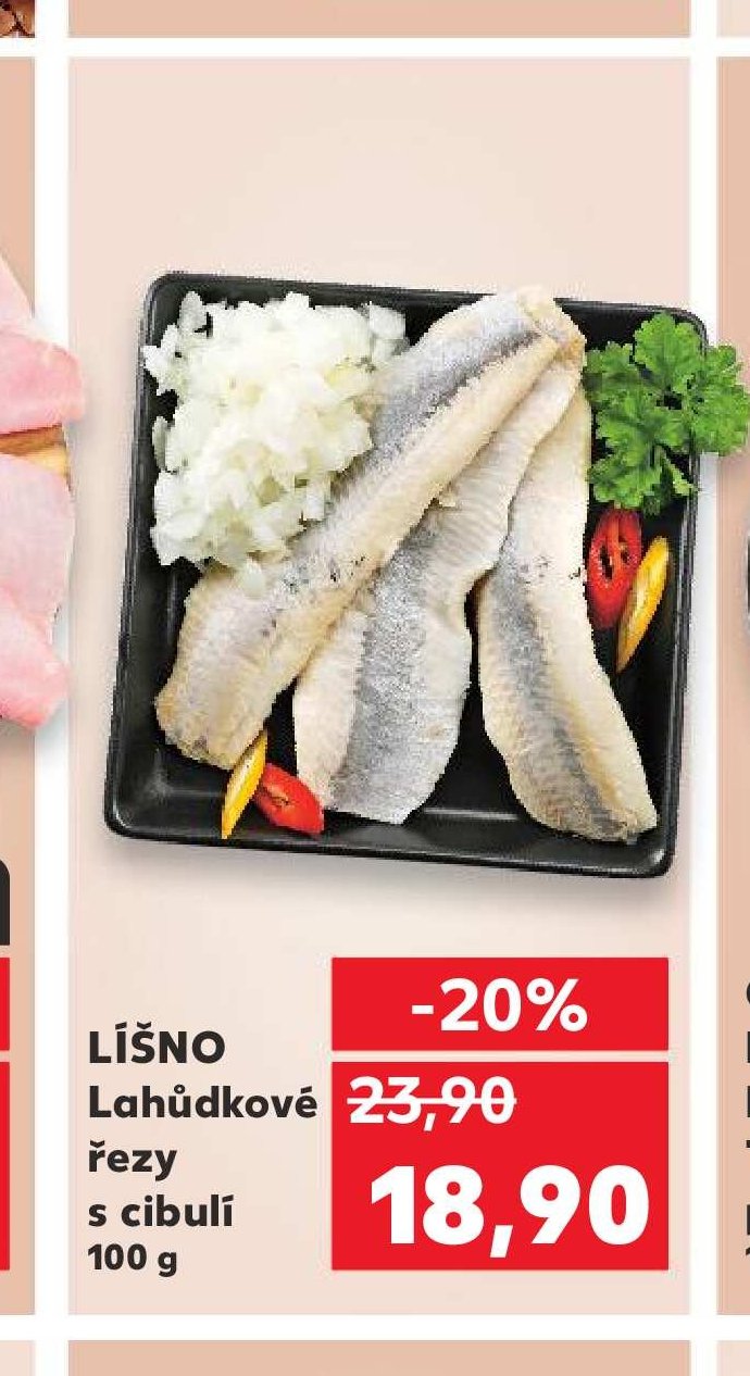 LÍŠNO Lahůdkové řezy s cibulí 100 g