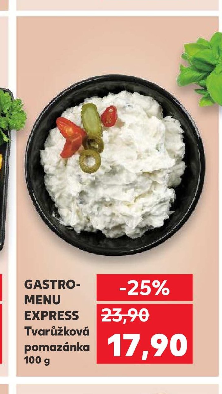 GASTRO MENU EXPRESS Tvarůžková pomazánka 100 g