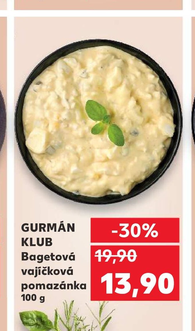 GURMÁN KLUB Bagetová vajíčková pomazánka 100 g