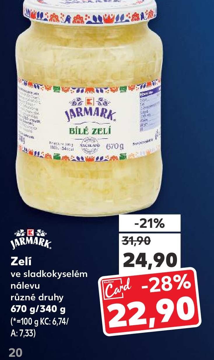 Jarmark Zelí ve sladkokyselém nálevu
