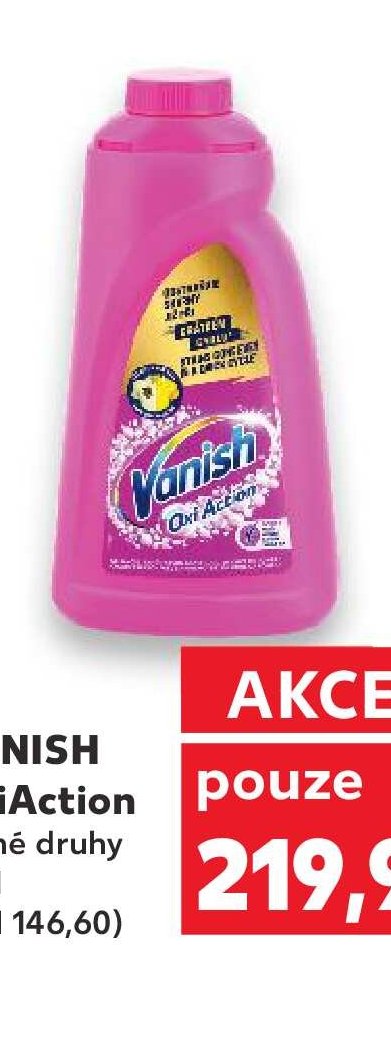 VANISH OxiAction různé druhy 1,5 l