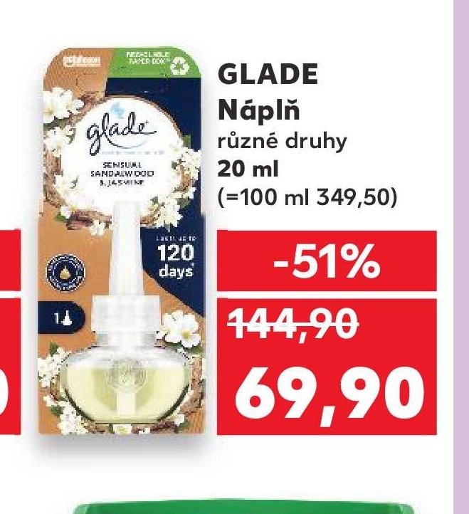 GLADE Náplň různé druhy 20 ml