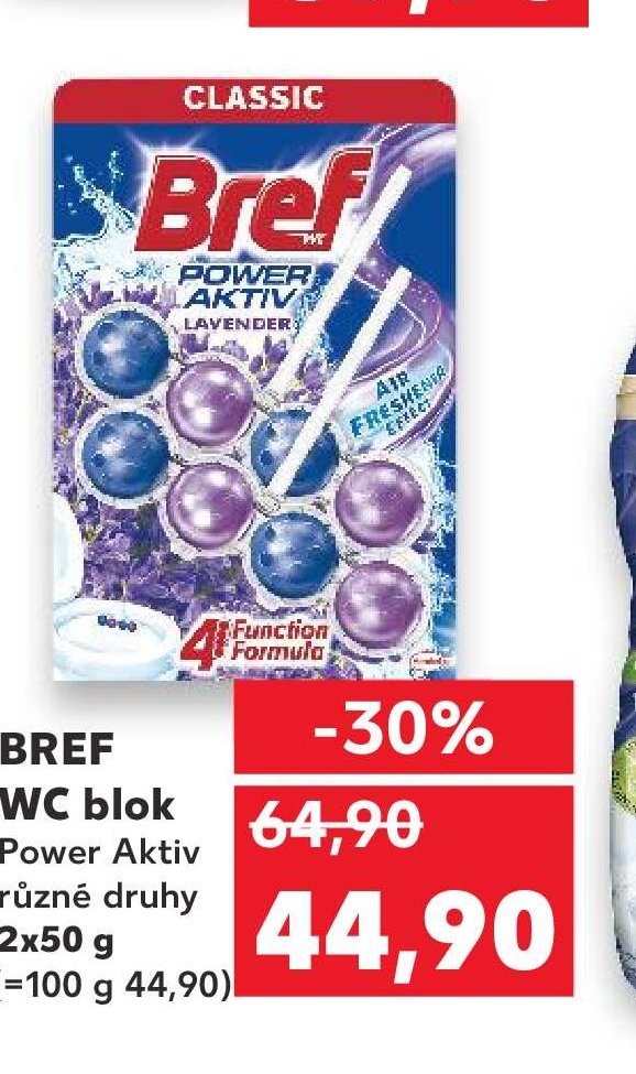 BREF WC blok Power Aktiv různé druhy 2x50 g
