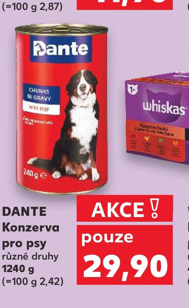 DANTE Konzerva pro psy různé druhy 1240 g