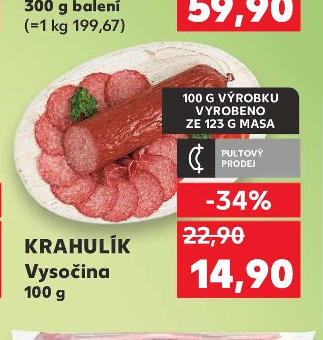 KRAHULÍK Vysočina 100 g - Kaufland akcniletaky.com