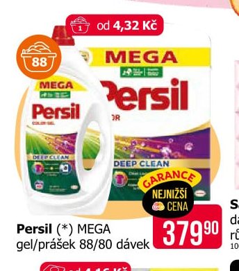 Persil (*) MEGA gel/prášek 88/80 dávek
