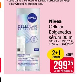 Nivea Cellular Epigenetics sérum 30 ml