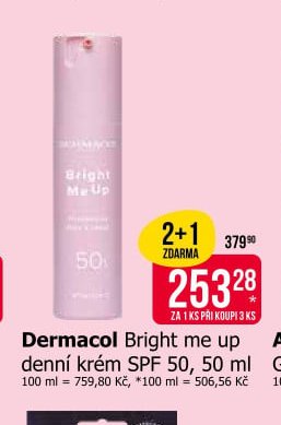 Dermacol Bright me up denní krém SPF 50, 50 ml