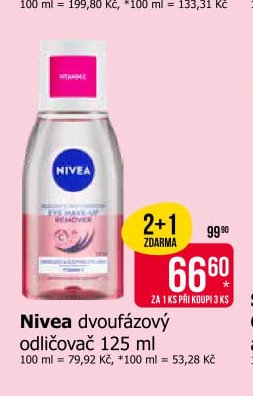 Nivea dvoufázový odličovač 125 ml