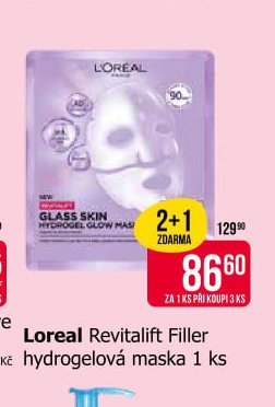 Loreal Revitalift Filler hydrogelová maska 1 ks