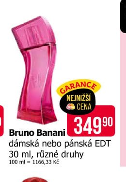Bruno Banani dámská nebo pánská EDT 30 ml