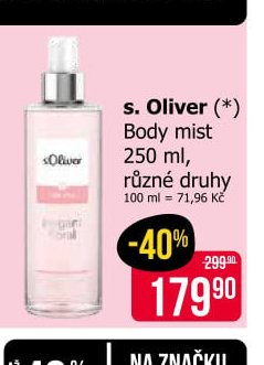 s. Oliver Body mist 250 ml
