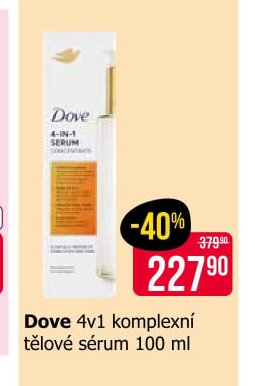 Dove 4v1 komplexní tělové sérum 100 ml