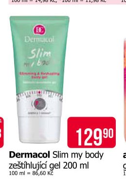 Dermacol Slim my body zeštíhlující gel 200 ml