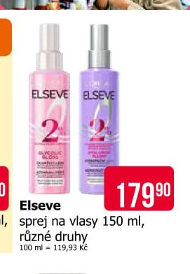 Elseve sprej na vlasy 150 ml, různé druhy
