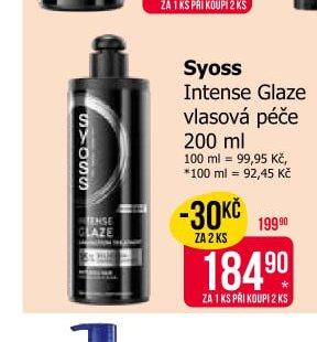 Syoss Intense Glaze vlasová péče 200 ml