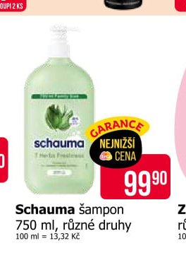 Schauma šampon 750 ml, různé druhy