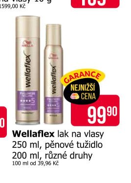 Wellaflex lak na vlasy 250 ml, pěnové tužidlo 200 ml, různé druhy