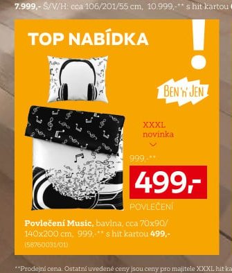 Povlečení Music - XXXLutz akcniletaky.com