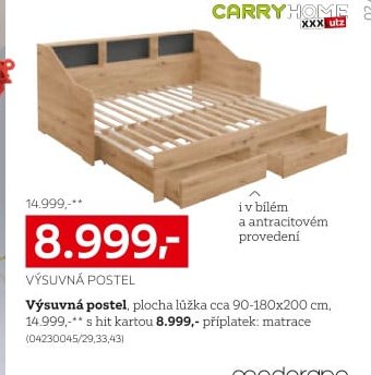 Výsuvná postel - XXXLutz akcniletaky.com