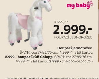 Houpací jednorožec - XXXLutz akcniletaky.com