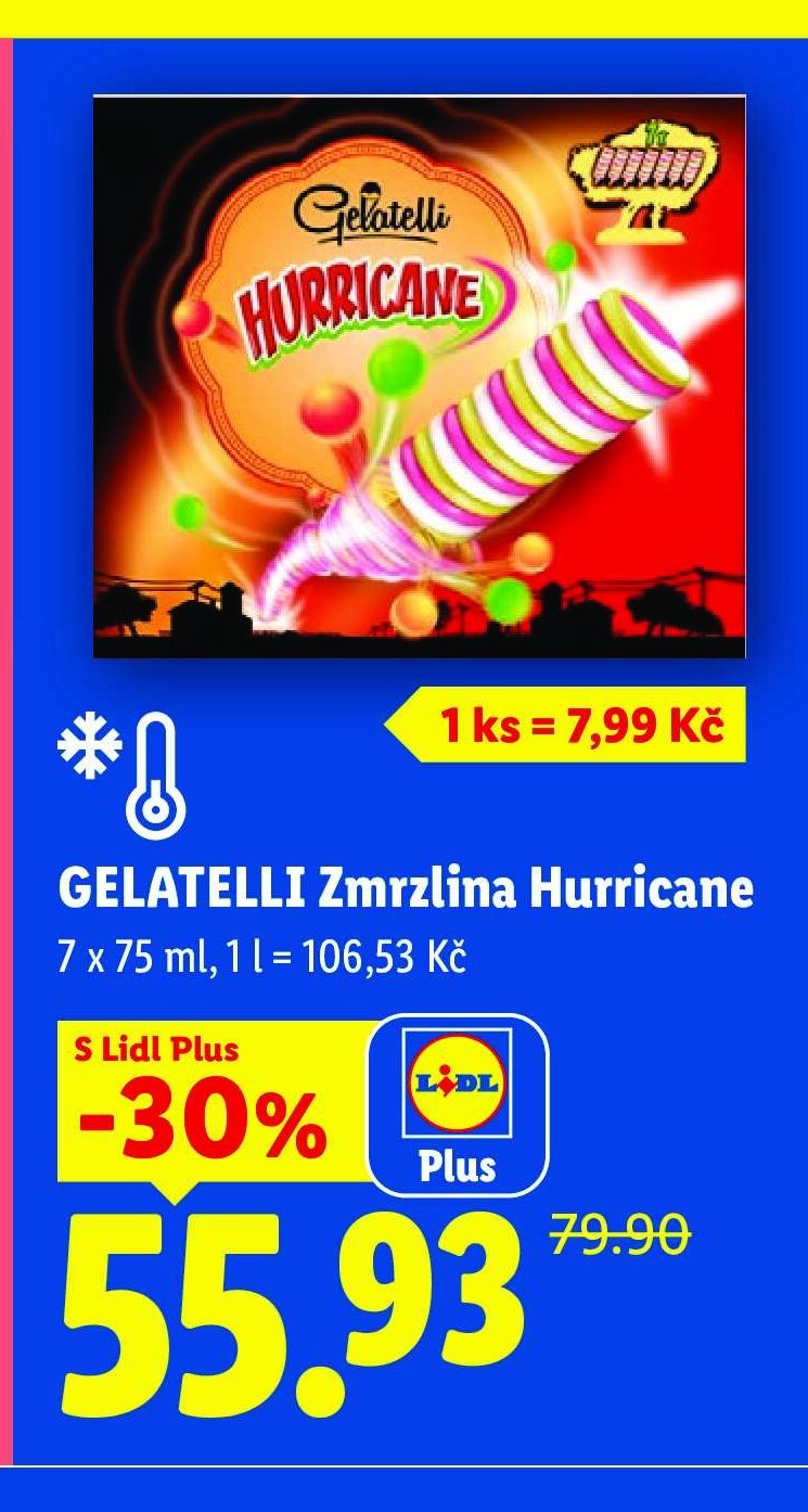 GELATELLI Zmrzlina Hurricane